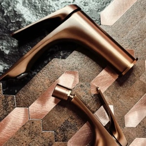 Baterie pentru bideu Rea AVALON Copper Brush - Img 2