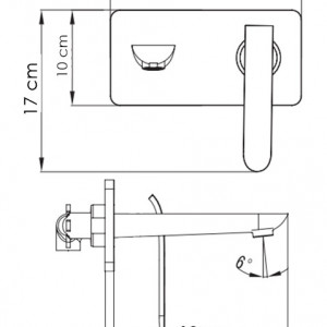 Baterie pentru cada crom cu alb 2604 - Img 5