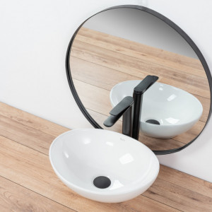 Baterie pentru lavoar CREEK Black MAT inalta - Img 4