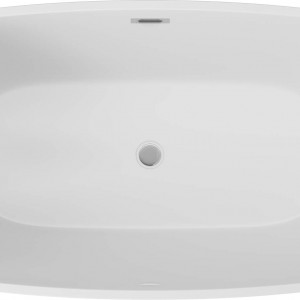 Cadă de sine stătătoare ovală din acril - 170 cm - Img 2