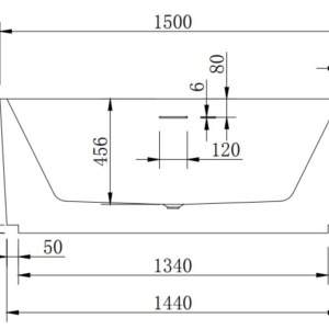 Cada freestanding 150x80 Bella - Img 6