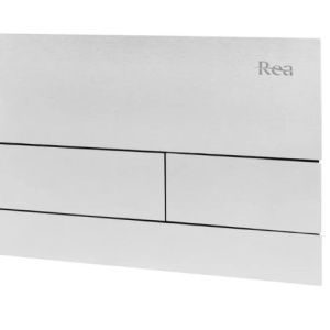 Cadru WC încastrat K011A-Q Rea cu buton T Brush Steel - Img 6