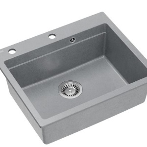 Chiuveta de bucatarie granit GREY Kurt 110, 59,5 x 50 x 21,5 cm - Img 6
