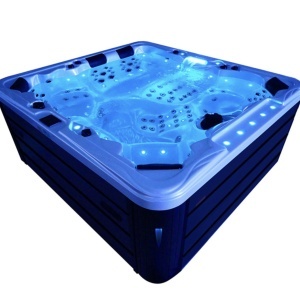 JACUZZI CU GRĂDINĂ 703A CARCASĂ ALB PERLAT ANTRACIT 230x230 CM - Img 6