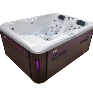 JACUZZI DE GRĂDINĂ SPA102 CARCASĂ PENTRU CAFEA ALB PERLAT 210x160 CM - Img 2