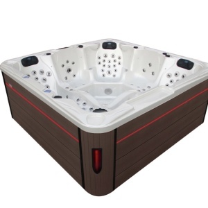JACUZZI DE GRĂDINĂ SPA702 CARCASĂ PENTRU CAFEA ALB PERLAT 230x230 CM