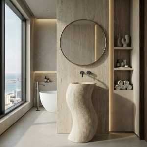 Lavoar independent Melody – design modern și funcțional pentru baie | Deppo - Img 3