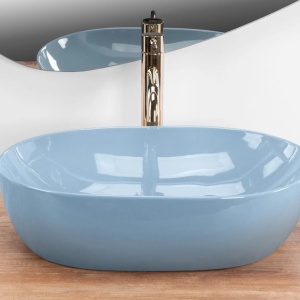 Lavoar pe blat Rea LISA L.BLUE SHINY - Img 3