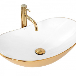 Lavoar pe blat Rea Royal White Gold - Img 2