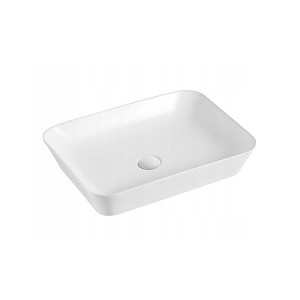 Lavoar pentru blat alb ZOYA SLIM 55x40x11 cm - Img 2