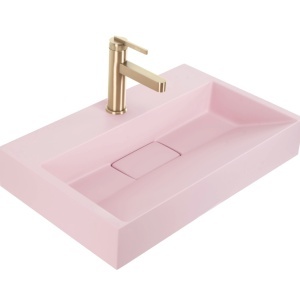 Lavoar pentru blat GOYA PINK 50CM + Cadru - Img 9