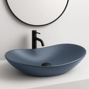 Lavoar pentru blat Rea Royal Blueberry Matt - Img 2