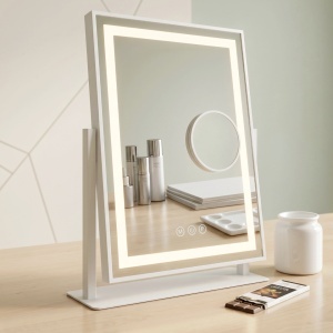 Oglindă LED LUMI White 30x40cm - Img 4