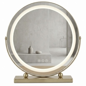 Oglindă LED MAKE-UP L.Gold 40 cm - Img 3