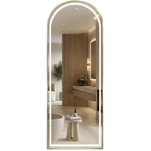 Oglindă LED Orbit 50x160cm Brush Gold - Img 3