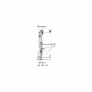 Rezervor WC cu cadru incastrat GEBERIT DUOFIX SIGMA UP ,320 sistem de fixare si set izolare fonica - Img 4