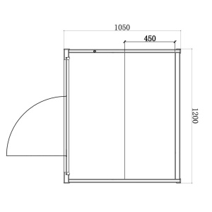 Saună finlandeză KEMI1 120×105 cm cu sobă HARVIA 3.5 kW – 1-2 persoane, saună tradițională, Hemlock, cromoterapie, Bluetooth | Deppo - Img 14