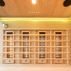 Sauna tip uscat cu infrarosu si terapie cromatica pentru 4 persoane EP4RS dreapta 180 x 160 cm - Img 10