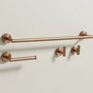 Set accesorii pentru baie Ari Brush Copper 4 piese - Img 3