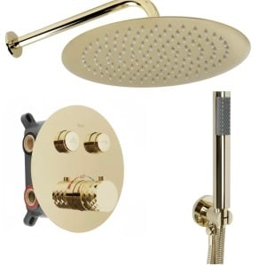 Set de dus incastrat Rea Lungo Diamond Gold + BOX