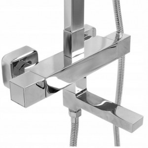 Set de duș slim cu termostat 75-120 cm cod 7302 - Img 2