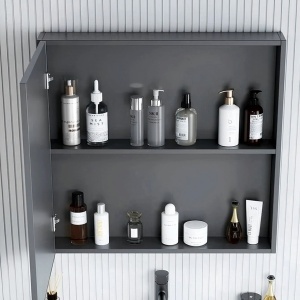 Set de mobilier de baie cu blat Modo 60cm Grey - Img 6