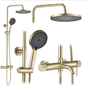 Set dus Lungo Stripe Brush Gold