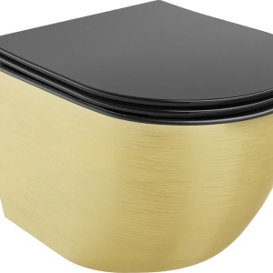 Set vas WC + Bideu FLSK Black/Gold brushed - Img 6