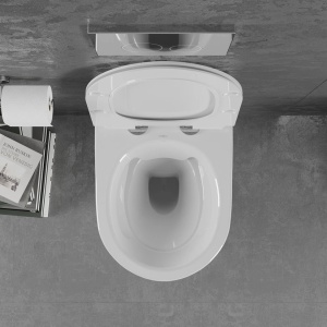 Set vas WC + Bideu FLSK White - Img 2