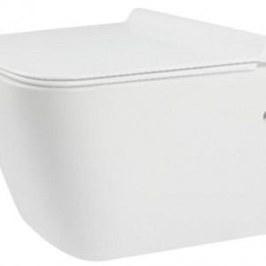 Vas WC suspendabil Platinia Ryan Rimless Duroplast Slim - Img 1