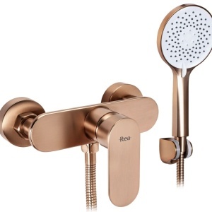 Baterie de duș REA DROP Brush Copper - Img 2