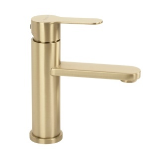Baterie pentru baie Rea Arcos Brush Gold