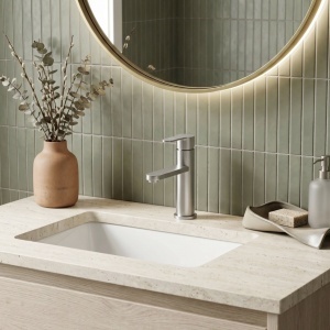 Baterie pentru baie Rea Arcos Brush Nickel - Img 6