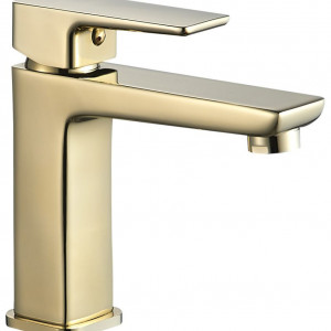 Baterie pentru lavoar REA Orix Auriu Gold Low - Img 4