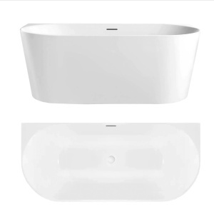 Cada din acril freestanding CAPRI SLIM 150cm - Img 4