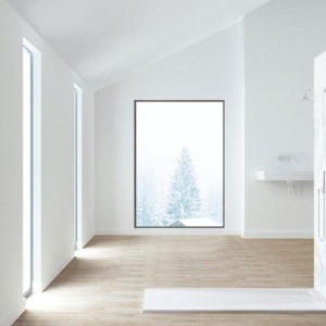 Cădiță de duș STONE 140×80 cm – Marmură Turnată, Alb Mat - Img 4