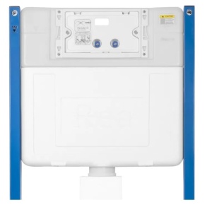 Cadru WC încastrat K011A-Q Rea cu buton T Black - Img 7
