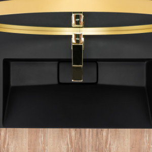 GOYA BLACK MAT 60CM LAVOAR DIN CONGLOMERAT - Img 8