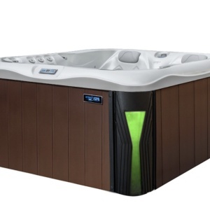 JACUZZI DE GRĂDINĂ CADĂ SPA 530 HUSĂ DE CAFEA ALB PERLAT - Img 2