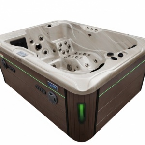 JACUZZI DE GRĂDINĂ SPA102 CAPPUCCINO COFFEE BATH 210x160 CM - Img 3