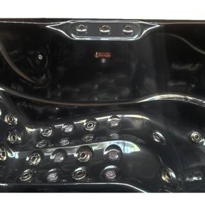 JACUZZI DE GRĂDINĂ SPA102 CARCASĂ ANTRACIT BLACK OCEAN WAVE 210x160 CM - Img 2