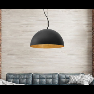 Lampa de tavan suspendata neagra 50cm APP379-1CP - Img 4
