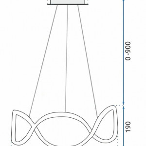 Lampa LED APP801-CP Twist Chrome - Img 5