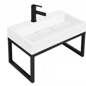 Lavoar baie din conglomerat GOYA 60cm + Cadru - Img 2