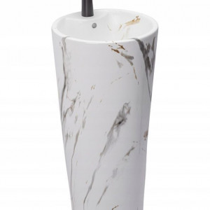 Lavoar freestanding de sine stătător Blanka Marble Marmura - Img 2