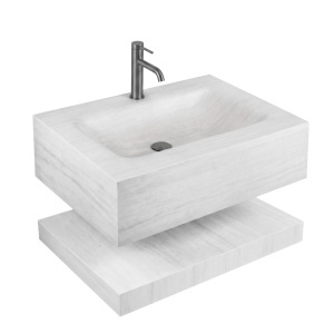 Lavoar suspendat cu raft Rea Apollo Muralto Roma 70