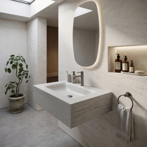 Lavoar suspendat REA Apollo Muralto Roma 70 - Img 2