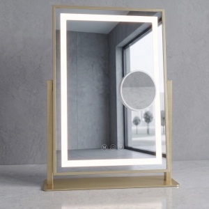 Oglindă LED LUMI L.Gold 30x40cm - Img 5