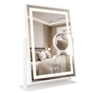 Oglindă LED LUMI White 30x40cm