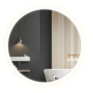 Oglindă LED rotundă 100 cm FFJ100 – oglindă modernă cu iluminare reglabilă pentru baie | disponibilă pe Deppo - Img 2